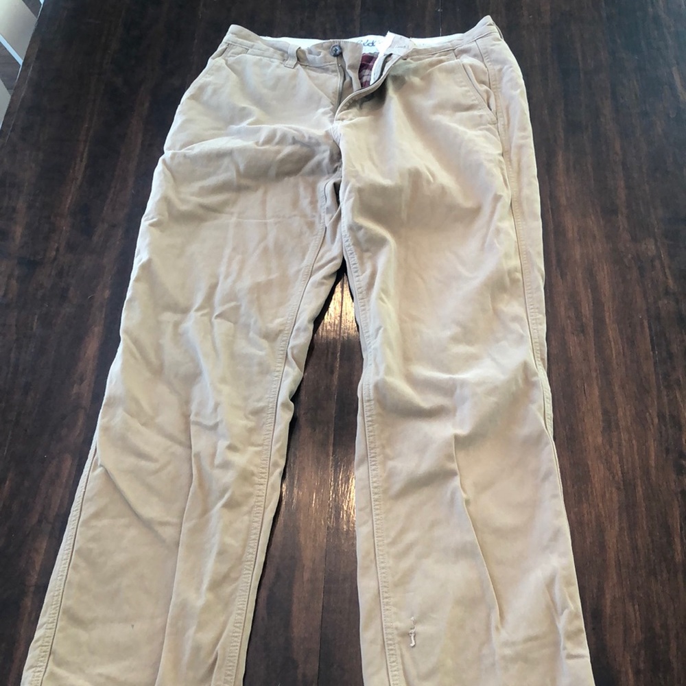 Men’s Eddie Bauer Flannel khakis